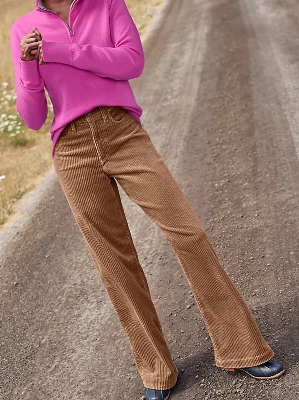 MAKE AN OFFER - LANDS END Wide Leg Wide Wale Corduroy Pants